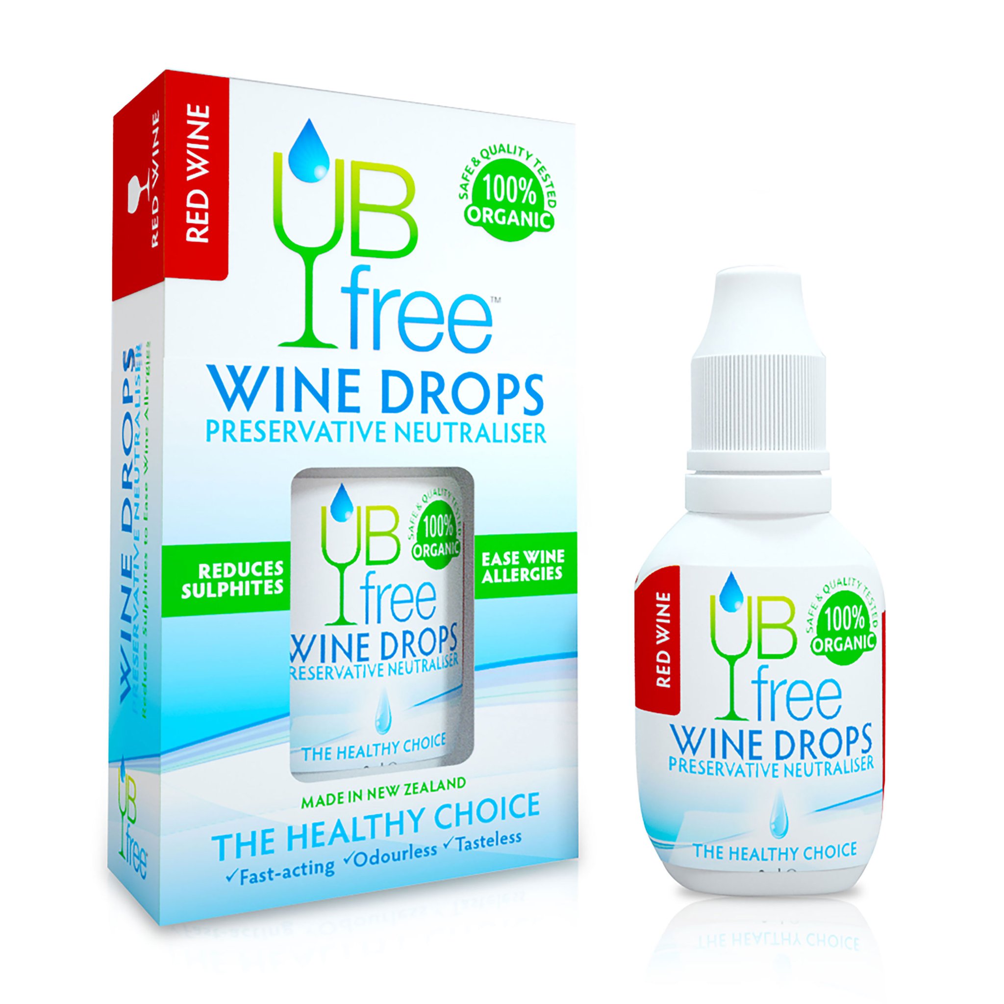 UB Free Red Wine Preservative Neutraliser 8ml Dropper